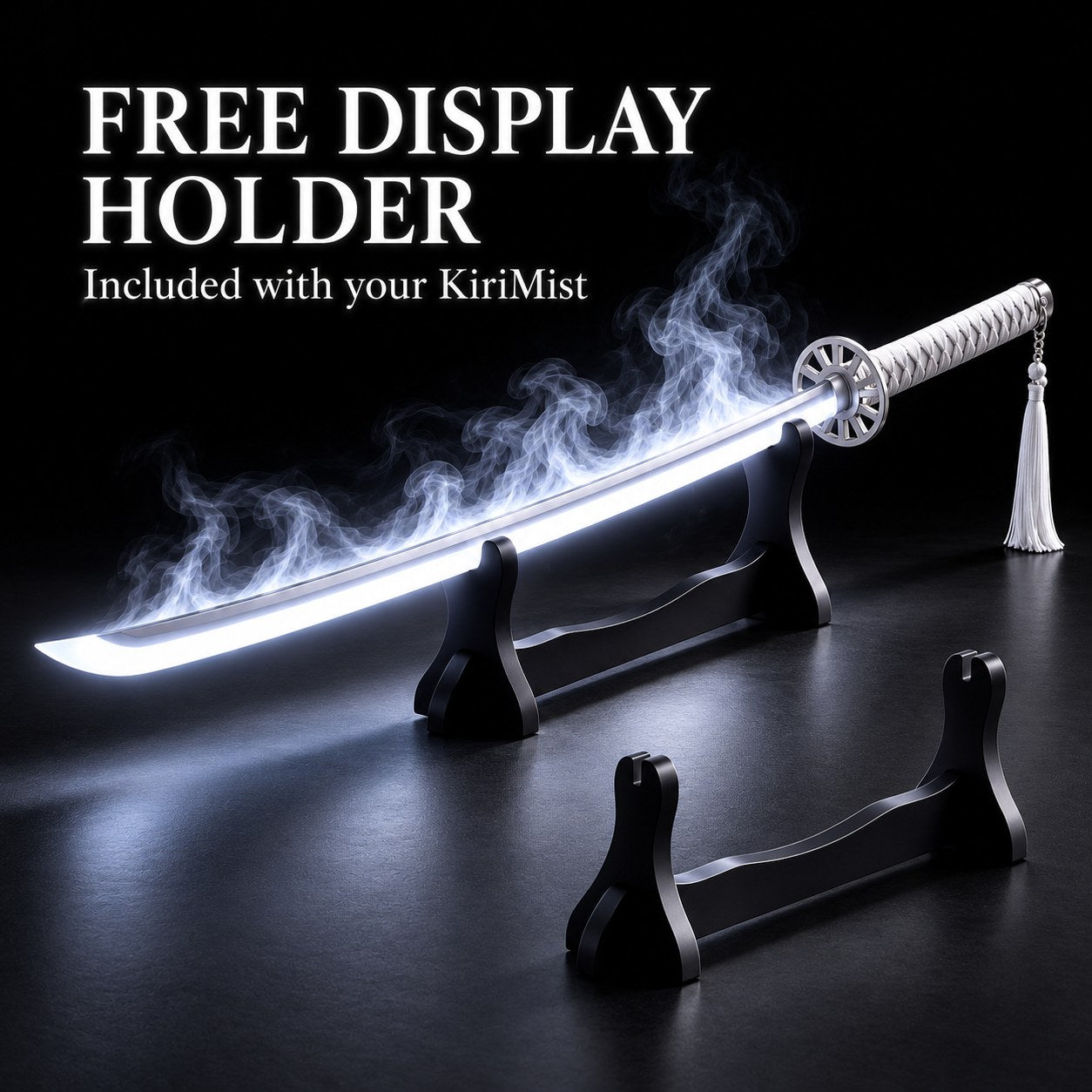 Free black katana display holder
